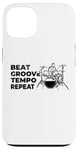 Coque pour iPhone 13 Tambour Musique Motivation Rock Artiste