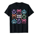 Spooky Season Cute Ghost Neon Halloween Neon Lights Costume T-Shirt