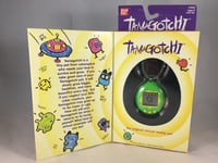 New Bandai Original TamaGotchi Green & Yellow 1996 - 1997 English