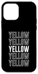 Coque pour iPhone 12 mini Jaune