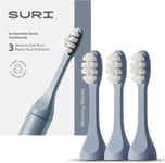 SURI Recyclable Plant-Based, Electric Toothbrush Heads - Built-in Tongue Scrape