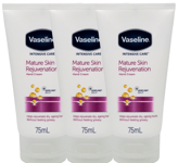 Vaseline Intensive Care Mature Skin Rejuvenation Hand Cream, (3 Pack) 75 ml