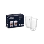 Delonghi 5513214611, 5513284171 Latte Macchiato Thermo Glasses - Pack of 2