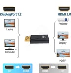 Adaptateur Convertisseur Display DP vers HDMI 4K Ultra HD : La Clé de l'Expérience Visuelle Ultime - Straße Tech ®