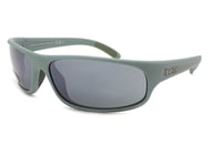 Bolle Anaconda Sunglasses Matte Sage Green with TNS Grey Mirror Lenses BS027007