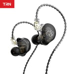 TRN CS2 1DD écouteurs intra-auriculaires dynamiques Hi-Fi musique sport IEM écouteurs intra-auriculaires câble détachable casque TRN MT1 TA1 câble 2 broches