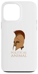 Coque pour iPhone 13 Pro Max Philosophie grecque antique - Animal politique - Aristote