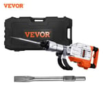 VEVOR Marteau Piqueur Perforateur Burineur Démolition 3500 W 2 Burins 1900 BPM