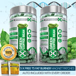 X2 STRONGEST LEGAL GREEN COFFEE BEAN EXTRACT -SLIMMING / DIET & FAT BURNER PILLS