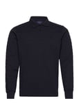 D1. Tonal Stripe Ls Rugger Tops Polos Long-sleeved Navy GANT