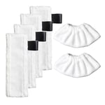 6PCS Replacement Steam Cleaner Floor Mop Cloth for  SC2 SC3 SC4 SC5 Vacuum3741