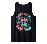 Funny Mathematics Joke Puns Pi Humor Can't Stop Won't Stop Tank Top