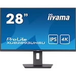 iiyama ProLite Monitor 71.1 cm (28") 4K Ultra HD LED Black