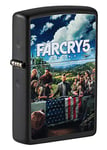 Zippo Lighter, Metal, Far Cry 5 Cover Art Black Matte, One Size