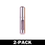 Refill Parfym Flaska Återfyllbar - Metallic Rosa 2-Pack