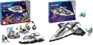 LEGO City Spaceship and Asteroid Discovery Set, Space Station Toy for 4 Plus Ye