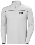 Helly Hansen Homme Hydropower Sweat Demi Zip, L, Gris Brouillard