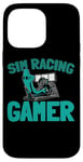 Coque pour iPhone 14 Pro Max Sim Racer Simulation De Course - Gamer Sim Racing