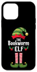 iPhone 12 mini The Bookworm Elf Matching Family Christmas Book Lover Worm Case