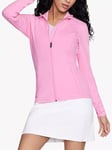 Skechers Go Walk Wear Mesh Jacket, Hot Pink/White