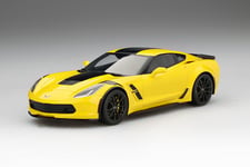 Top Speed Chevrolet Corvette Grand Sport Racing Yellow 1/18