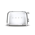 Smeg-Retro Toaster 4 Slices, Chrome