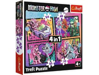 Puzzle 4In1 Monster High Electrifying Day Trefl 34655 Tr