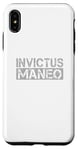 Coque pour iPhone XS Max Invictus Maneo - signifiant en latin « I Remain Unvainquished »