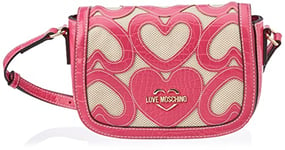 Love Moschino Women's BORSA A SPALLA Shoulder Bag, Rosa, One Size