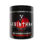 2 x Viking Power Leviathan Caffeine Free PWO - 660g - Red Berries - Kosttillskott, PWO