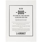 L:a Bruket 208 Duo-kit Flytande Tvål/Bodylotion Salvia/Rosmarin/Lavendel (190ml)