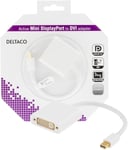 Mini Displayport til DVI Adapterkabel - 4K Ultra HD - Guldbelagt - 0.20 m