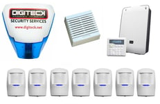 Supply & Fit Business Security Full Intruder Alarm System -BT Redcare Monitored