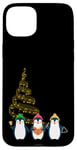 iPhone 15 Plus Musical Penguins Singing Carols Christmas Penguin Lover Case