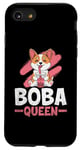 Coque pour iPhone SE (2020) / 7 / 8 Boba Queen - Thé au lait pour chien - Pour amoureux des perles