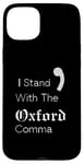 iPhone 15 Plus Oxford Comma Funny English Grammar Case