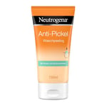 Neutrogena Gommage nettoyant anti-boutons, nettoyant exfoliant anti-boutons, gommage nettoyant anti-puistjes, à l'acide salicylique pour peau impure, sans huile, 150 ml