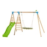 TP Toys Knightswood Wooden Nest Swing Set and Slide