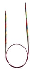 KnitPro 80 cm x 3.25 mm Symfonie Fixed Circular Needles, Multi-Color