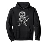 Rock Cat Playing Guitar, Cat Lover Pullover Hoodie