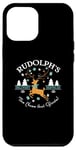 Coque pour iPhone 15 Pro Max Noël, service de livraison de Rudolph