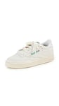 Reebok Women's Club C Sneaker, Chalk/Alabaster/Glen Green, 9.5