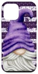 Coque pour iPhone 12 mini Purple Gnome Lover Motif Cute Aesthetic Anemones Pattern