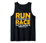 Run With Endurance the Race That Set Before Us Tank Top