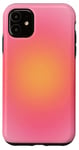 iPhone 11 Pink And Orange Gradient Cute Aura Aesthetic Case