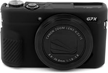 G7X2 Étui de protection pour appareil photo Canon PowerShot G7X Mark II DSRL,Noir ,Housse de protection légère