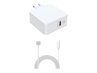 Coreparts - Strömadapter - Ac 110-240 V - 60 Watt - Utgångskontakter: 2 - Vit - För Macbook Pro With Retina Display 13.3" (Late 2012, Early 2013, Late 2013, Mid 2014, Early 2015)