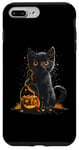 iPhone 7 Plus/8 Plus Black Cat Halloween Costume Pumpkin For Women Case