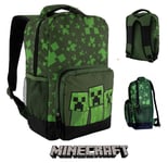 Genuine Childrens Junior Kids Boys MINECRAFT Backpack School Bag Rucksack NEW