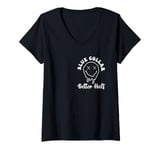 Womens Blue Collar Better Half Spoiled By My Blue Collar Man V-Neck T-Shirt